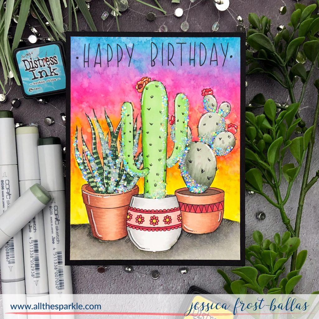 Happy Birthday by Jessica Frost-Ballas for Simon Says Stamp