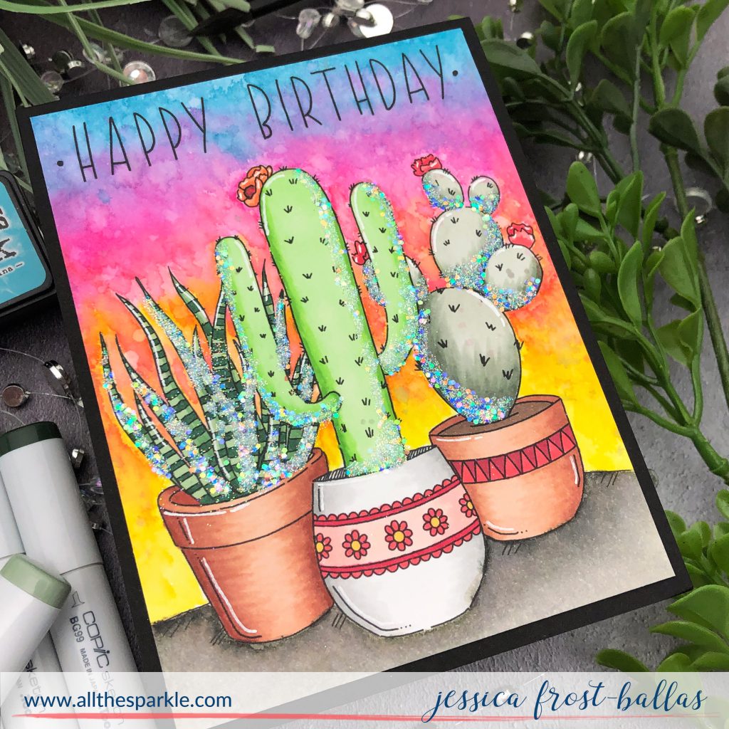 Happy Birthday by Jessica Frost-Ballas for Simon Says Stamp