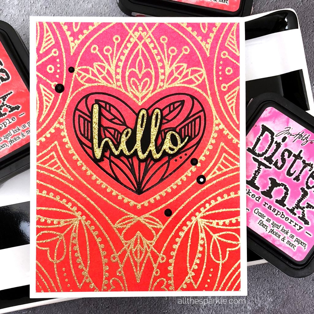 Hello by Jessica Frost-Ballas for Simon Says Stamp