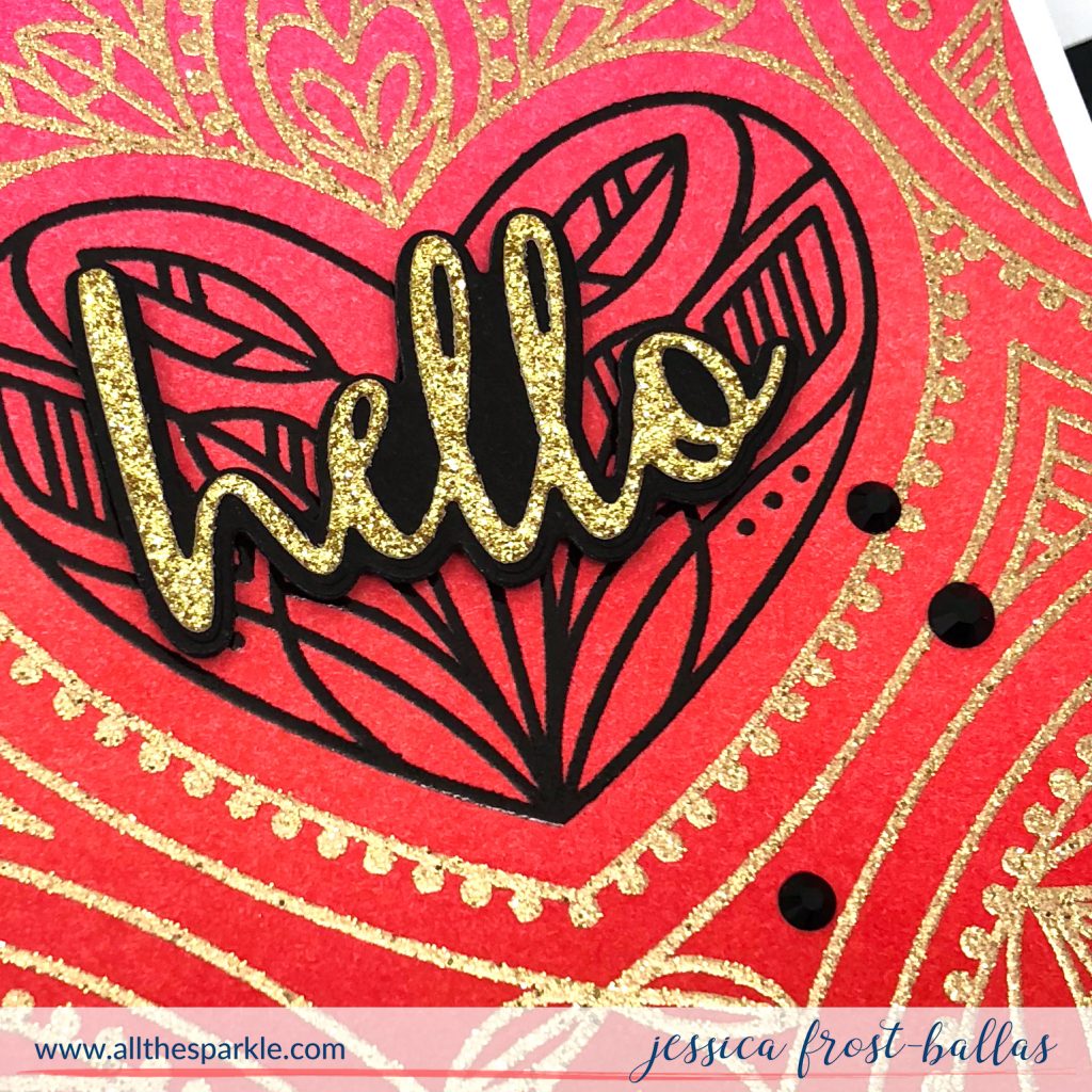 Hello by Jessica Frost-Ballas for Simon Says Stamp