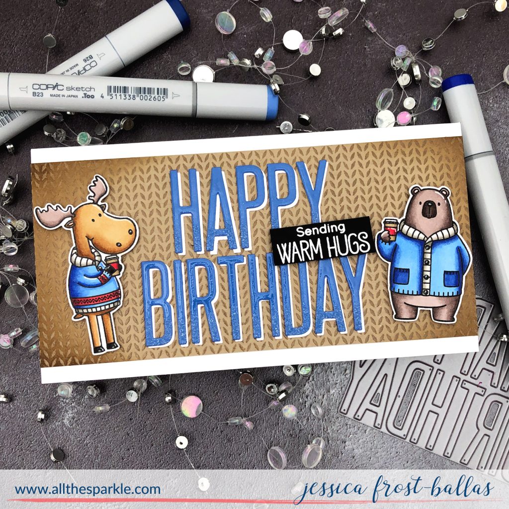 Happy Birthday by Jessica Frost-Ballas for MFT Stamps