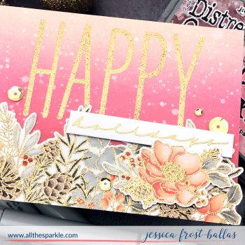 Happy Holidays by Jessica Frost-Ballas for Mama Elephant