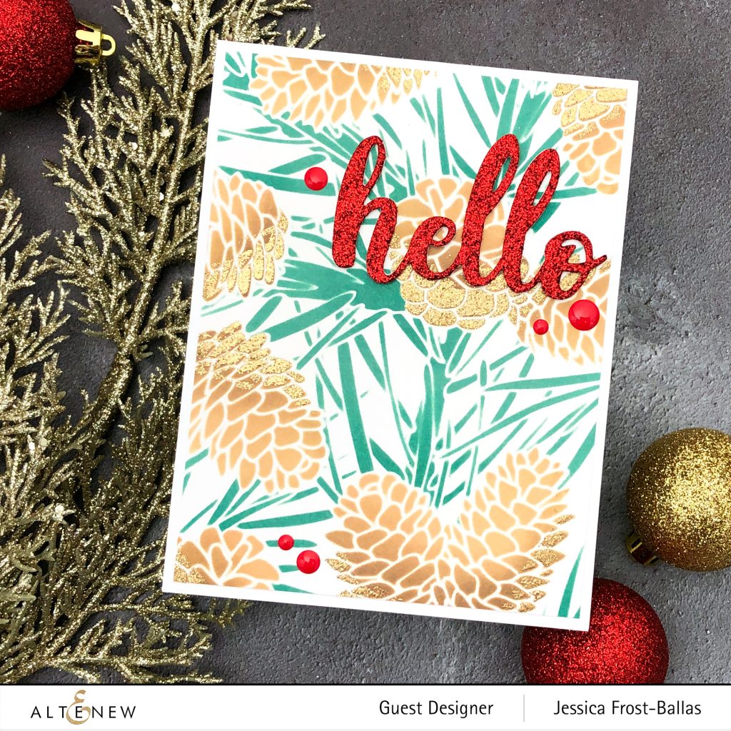 Hello by Jessica Frost-Ballas for Altenew