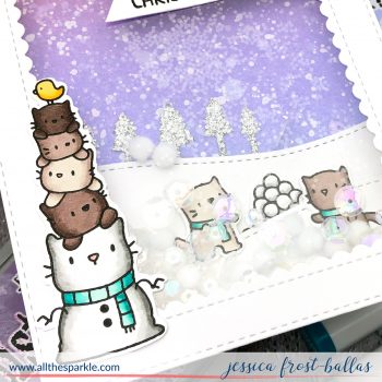 Meowy Christmas by Jessica Frost-Ballas for Simon Says Stamp
