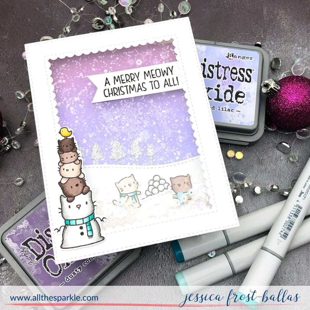 Meowy Christmas by Jessica Frost-Ballas for Simon Says Stamp