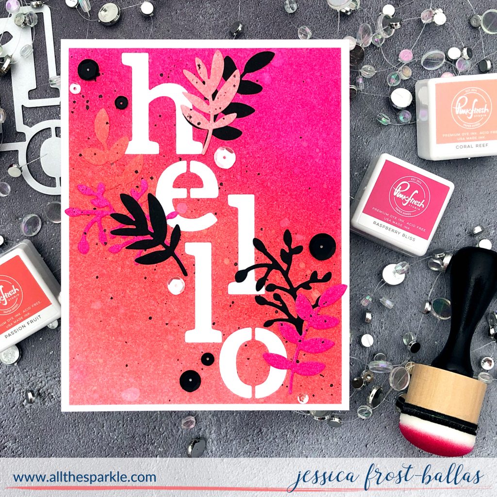 Hello by Jessica Frost-Ballas for Pinkfresh Studio