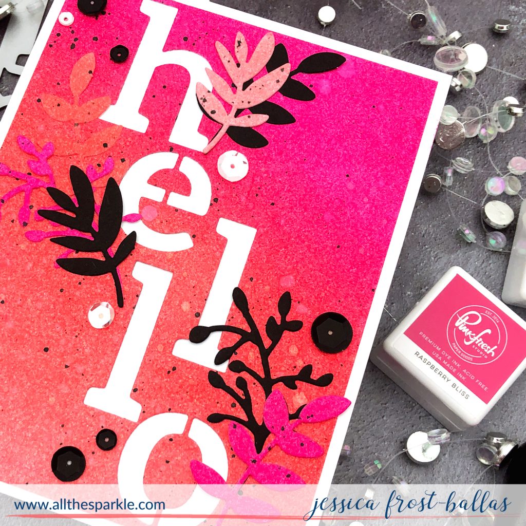 Hello by Jessica Frost-Ballas for Pinkfresh Studio