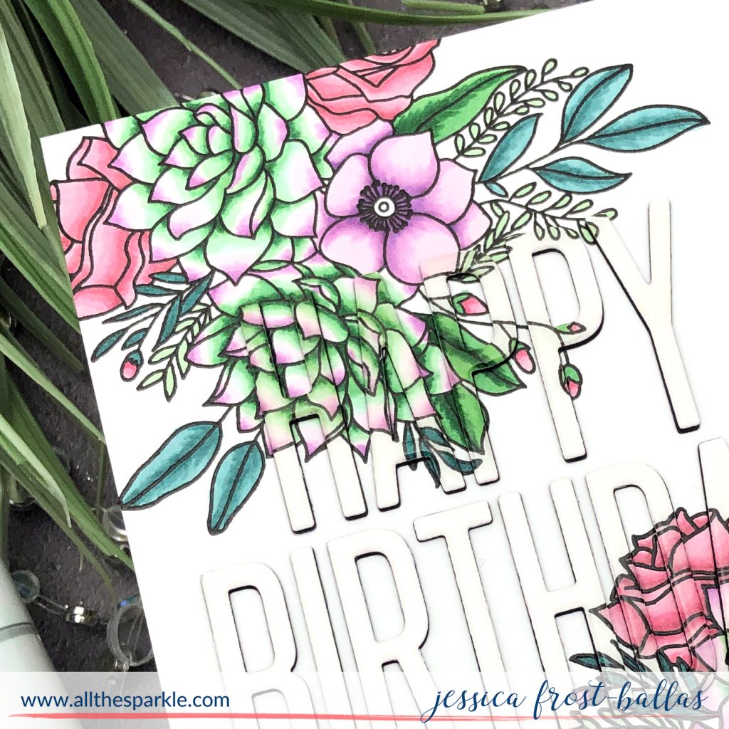 Fantasy Florals by Jessica Frost-Ballas for MFT Stamps