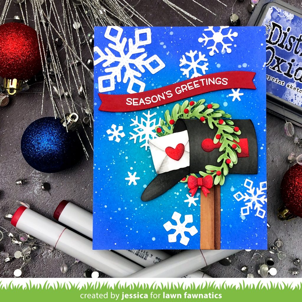 Season's Greetings by Jessica Frost-Ballas for Lawn Fawnatics