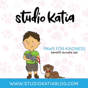 Studio Katia Paws for Kindness Blog Hop - all the sparkle