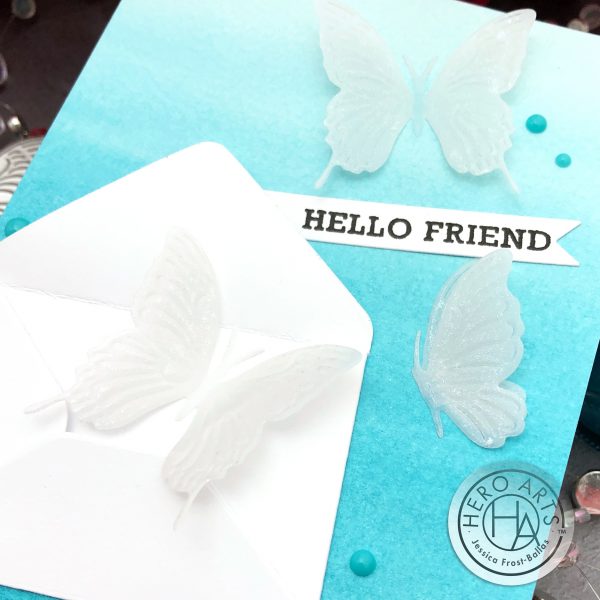 Hello Friend by Jessica Frost-Ballas for Hero Arts - January 2020 My Monthly Hero Kit
