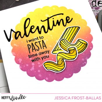 Pasta La Vista by Jessica Frost-Ballas for Heffy Doodle