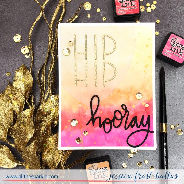 Hip Hip Hooray by Jessica Frost-Ballas for MFT Stamps