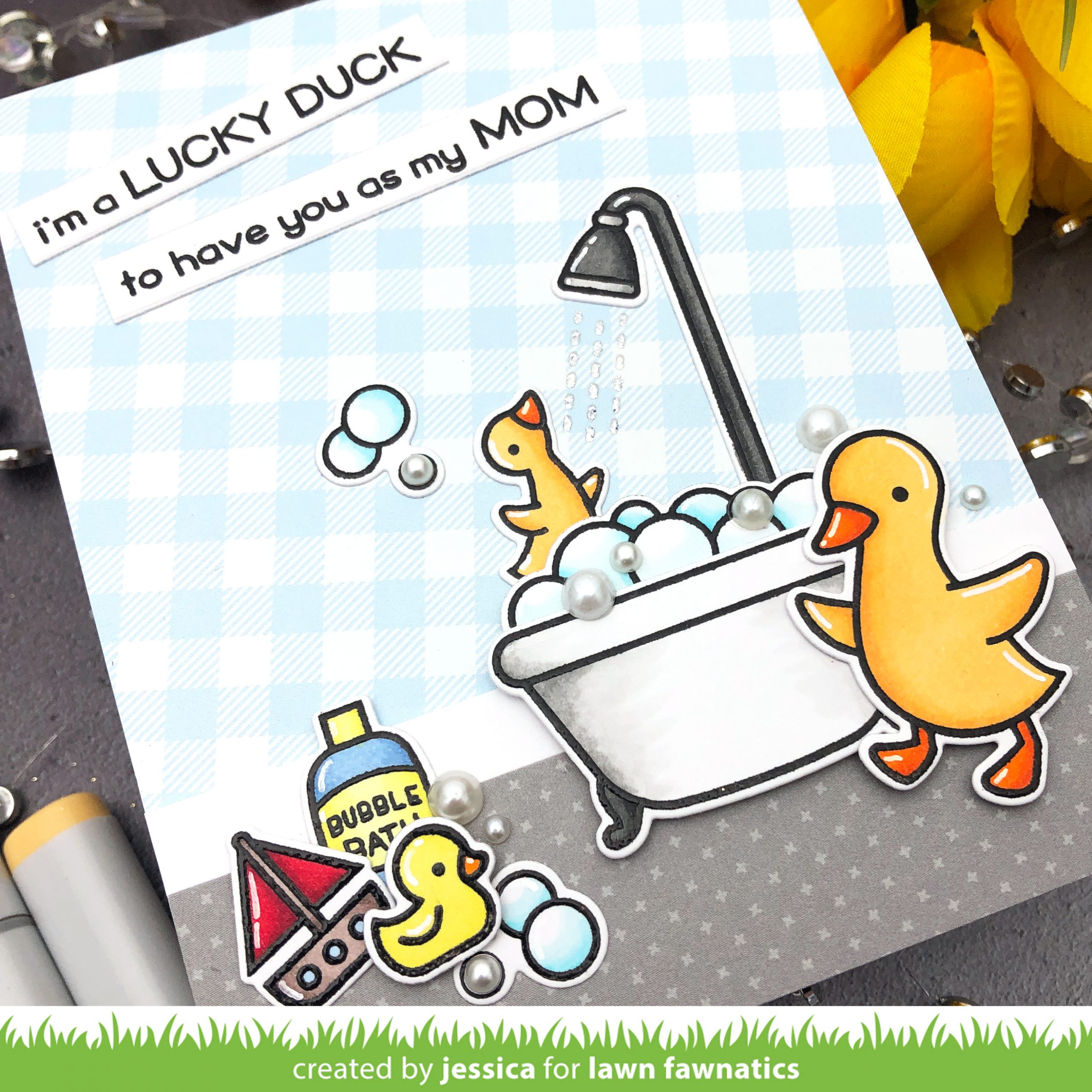 Lucky Duck by Jessica Frost-Ballas for Lawn Fawn