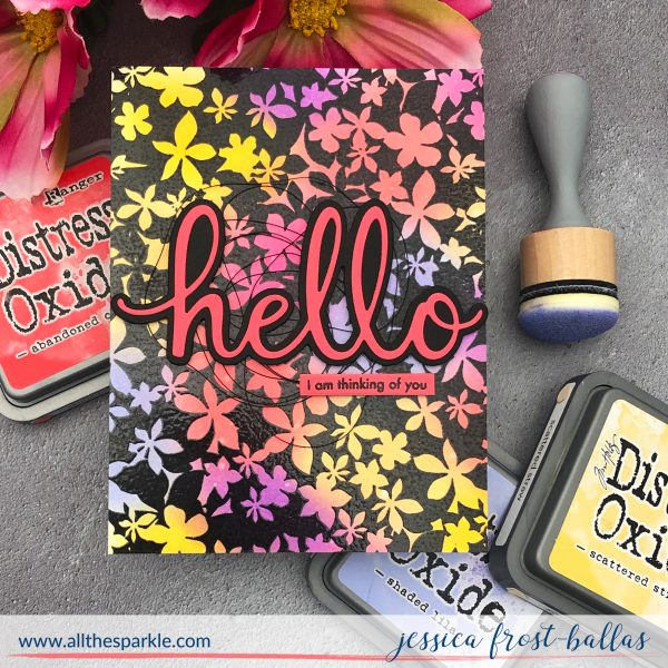 Hello by Jessica Frost-Ballas for Pinkfresh Studio