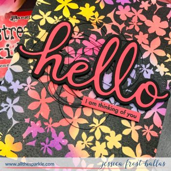 Hello by Jessica Frost-Ballas for Pinkfresh Studio