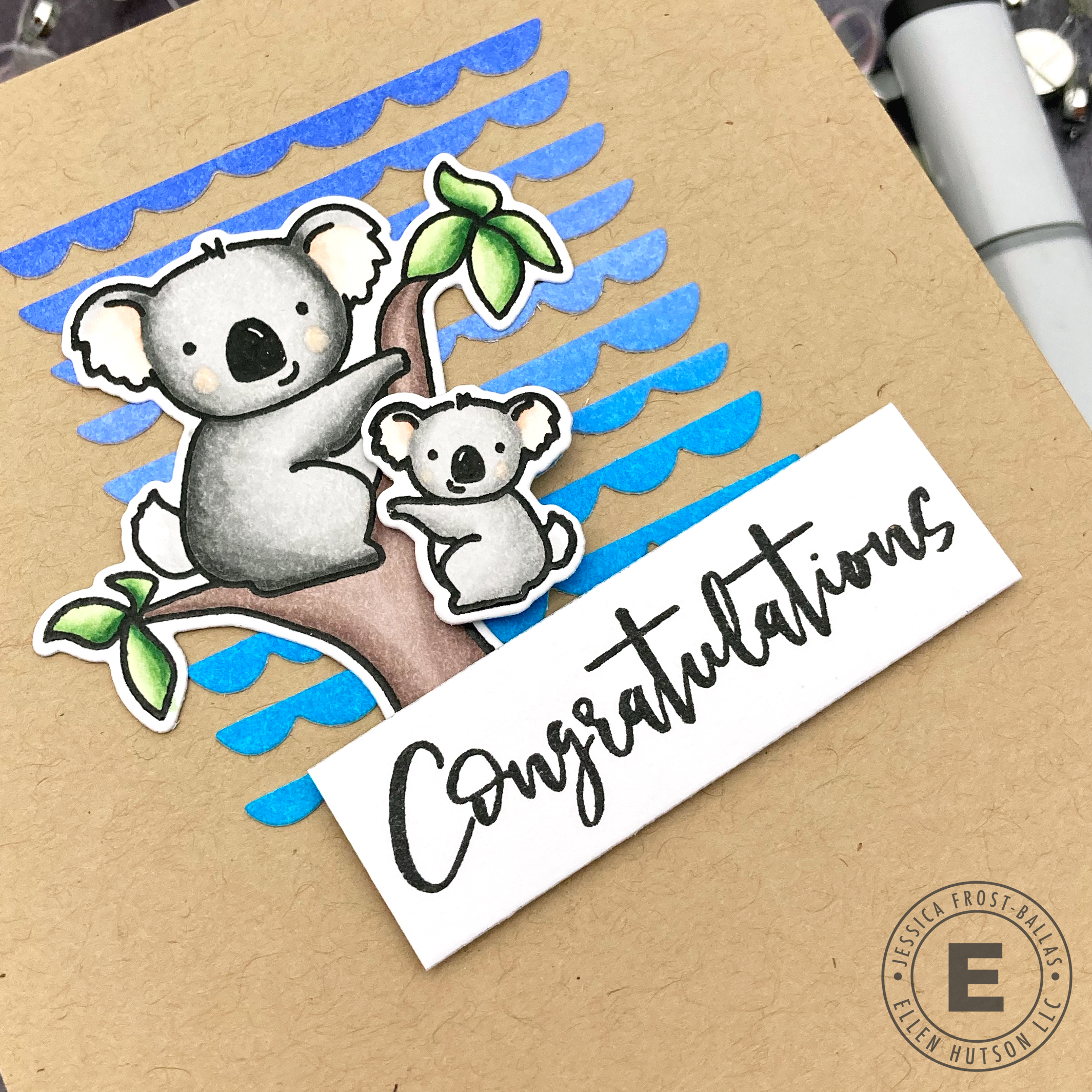 Congratulations by Jessica Frost-Ballas for Ellen Hutson