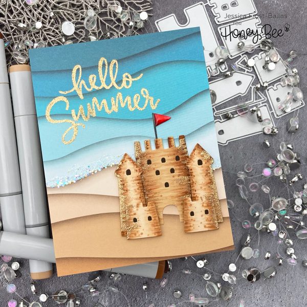 Hello Summer by Jessica Frost-Ballas for Honey Bee Stamps