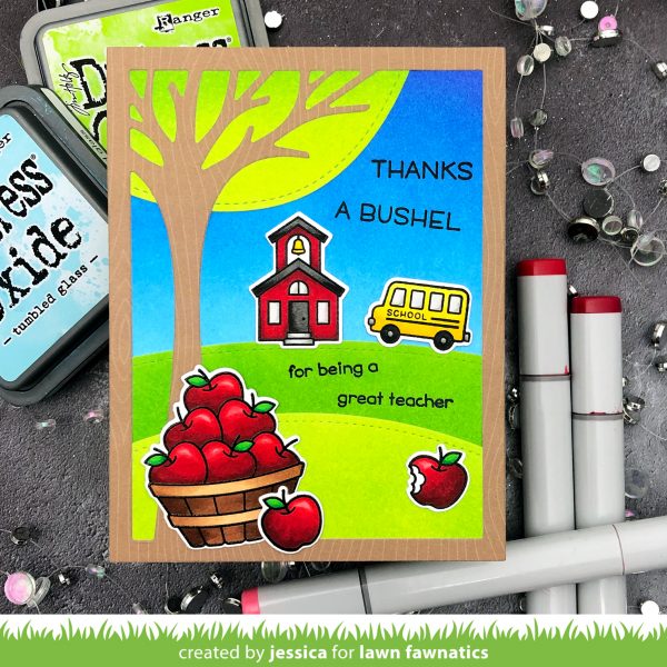 Thanks a Bushel by Jessica Frost-Ballas for Lawn Fawnatics