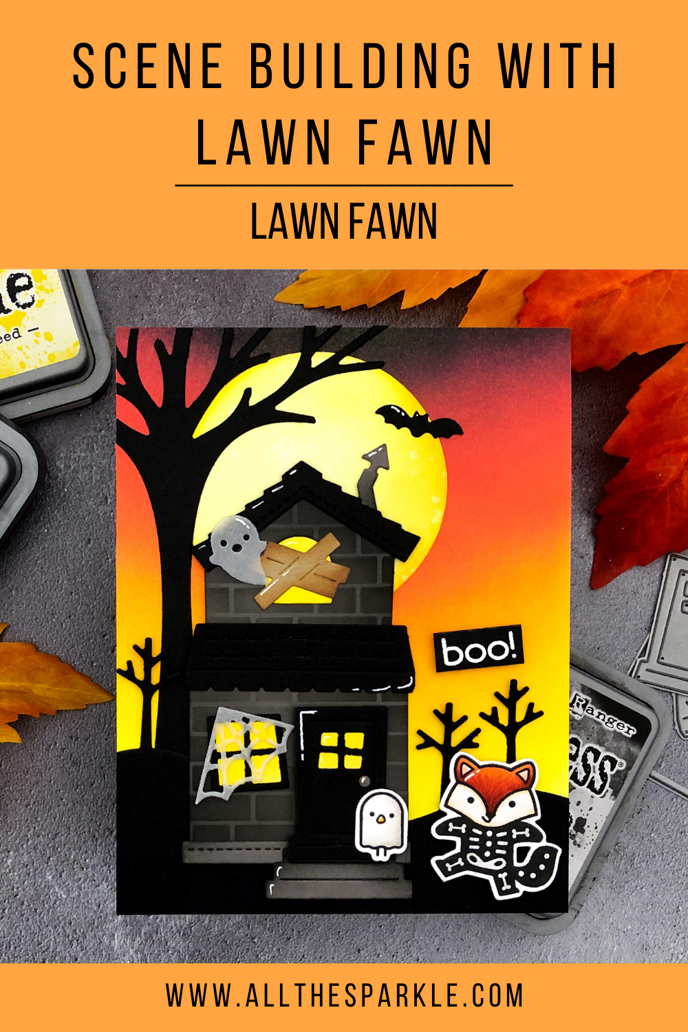 Scene Building with Lawn Fawn - Lawn Fawnatics #86 - all the sparkle