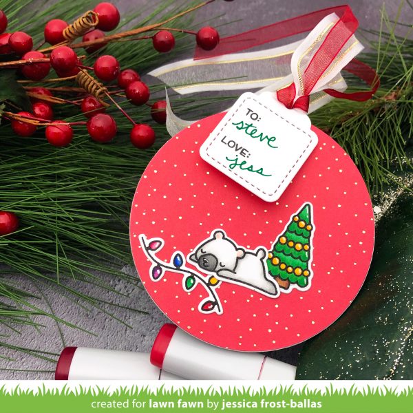 25 Days of Christmas Tags by Jessica Frost-Ballas for Lawn Fawn