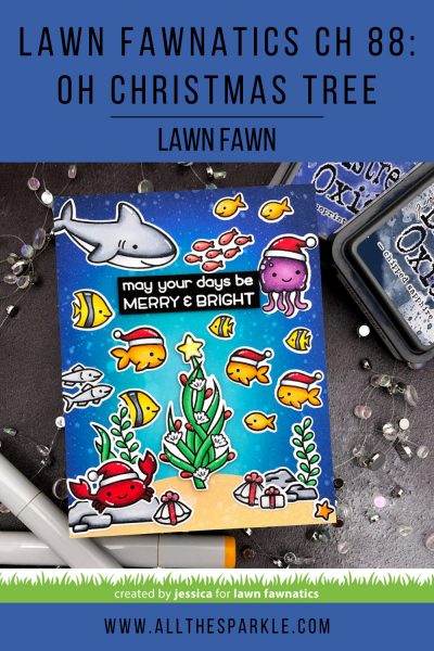 Christmas Fishes by Jessica Frost-Ballas for Lawn Fawn