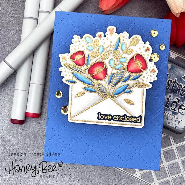 Pretty Postage by Jessica Frost-Ballas for Honey Bee Stamps