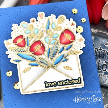 Pretty Postage by Jessica Frost-Ballas for Honey Bee Stamps