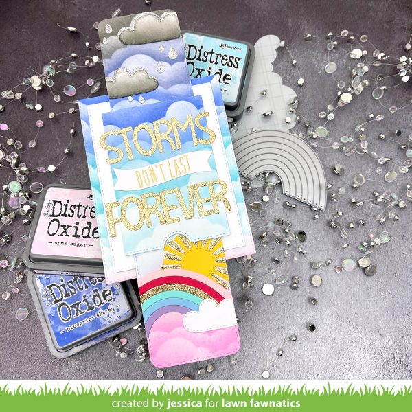 Storms Don't Last Forever by Jessica Frost-Ballas for Lawn Fawnatics