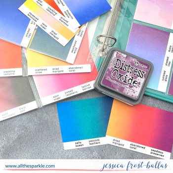 Distress Oxide Ink Blending Combinations and Swatch Book by Jessica Frost-Ballas https://youtu.be/4BdRiYhA8Eo