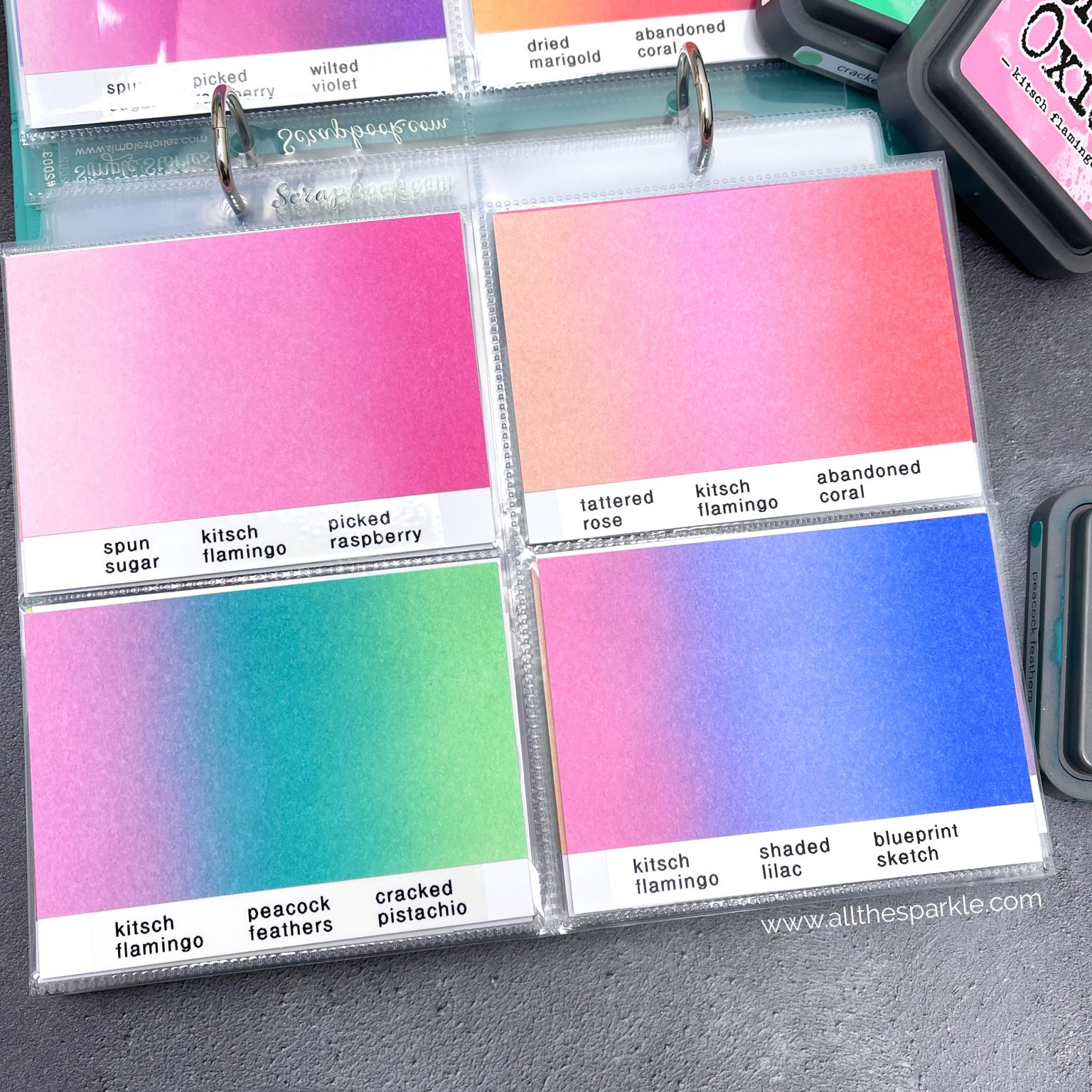 VIDEO: Distress Oxide Ink Blending Combos with Kitsch Flamingo - all ...