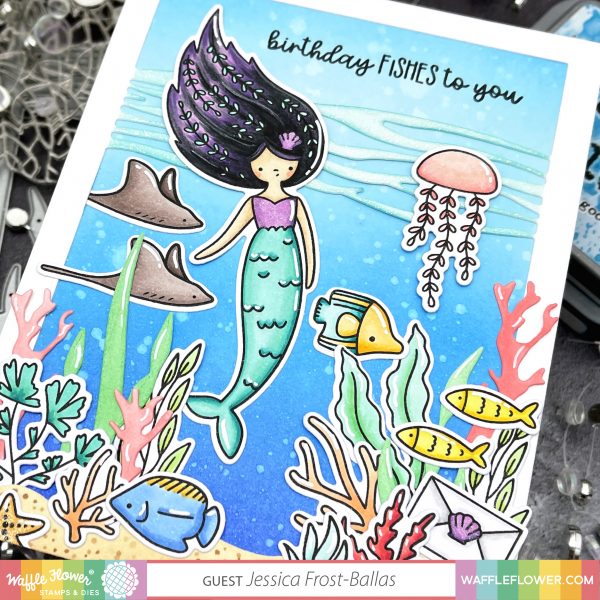 Mermaid Mail by Jessica Frost-Ballas for Waffle Flower