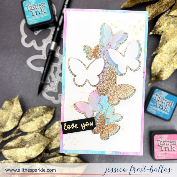 Flying Butterflies by Jessica Frost-Ballas for Waffle Flower