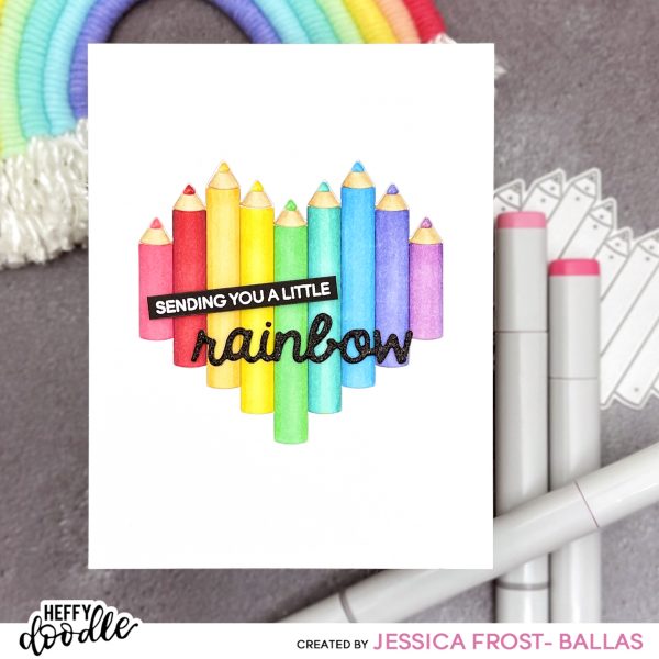 Heart Pencil by Jessica Frost-Ballas for Heffy Doodle