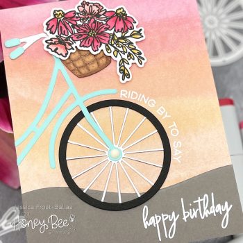 Bicycle Builder by Jessica Frost-Ballas for Honey Bee Stamps