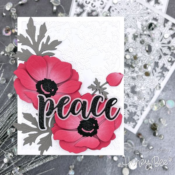 Lovely Layers Anemone by Jessica Frost-Ballas for Honey Bee Stamps